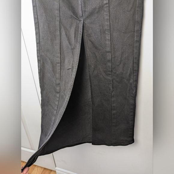 ZARA Maxi black jeans skirt size medium In GREAT condition! - Picture 4 of 9